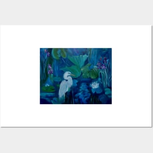 Snowy Egret Posters and Art